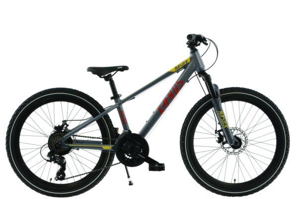 Kinder Mountainbike 24 Kands Master 2025 Rahmen 12 GRAPHIT-GELB MATT 2025 – Bild 2