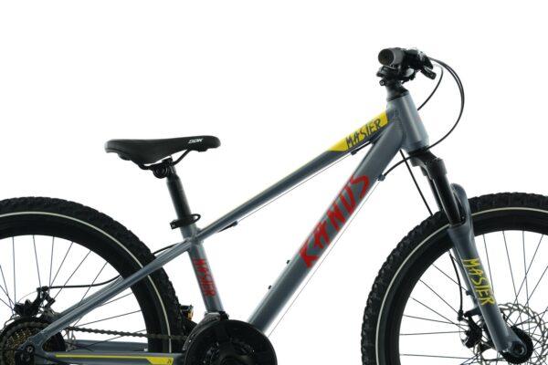 Kinder Mountainbike 24 Kands Master 2025 Rahmen 12 GRAPHIT-GELB MATT 2025 – Bild 3