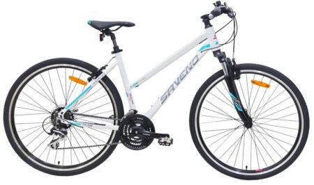 Damen-Crossrad 28 Saveno Everest Rahmen 17 Weiß matt