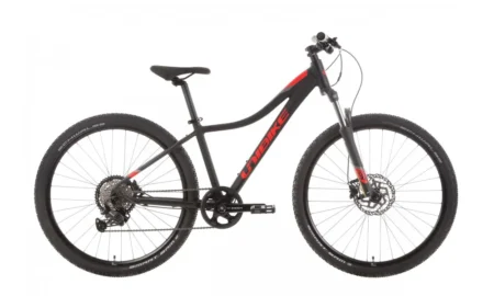 Fahrrad Damen Mountainbike 27.5 UNIBIKE Move Rahmen 17 schwarz rot matt
