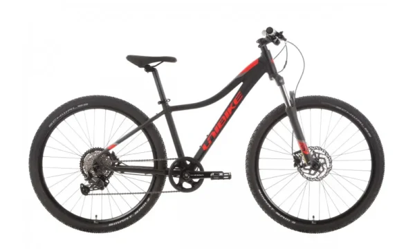 Fahrrad Damen Mountainbike 27.5 UNIBIKE Move Rahmen 17 schwarz rot matt