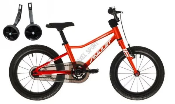Amulet FUN Urban Kinderfahrrad, Größe 16, rot/weiß